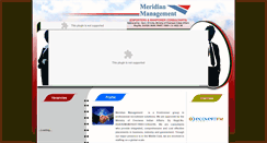 Desktop Screenshot of meridianmanagement.in