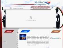 Tablet Screenshot of meridianmanagement.in
